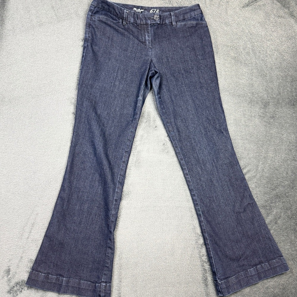 The Limited 678 Dark Wash Bootcut Denim Jeans Trousers Blue Womens 10R
